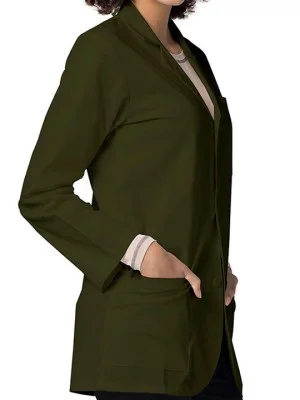 Classic Unisex Lab Coat Olive Green