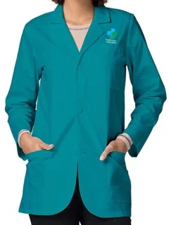 Classic Unisex Lab Coat Teal Green
