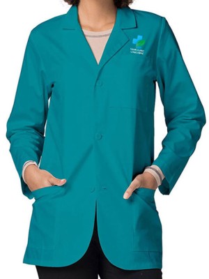 Classic Unisex Lab Coat Teal Green
