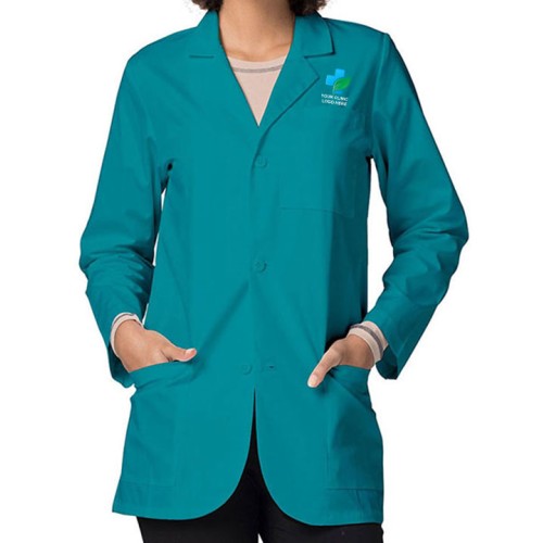 Classic Unisex Lab Coat Teal Green