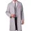 Unisex Long Medical Lab Coat White