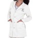 Executive Women's Lab Coat White - Profesional Fit