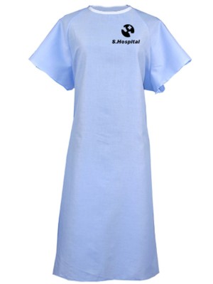 Solid Color Patient Gown