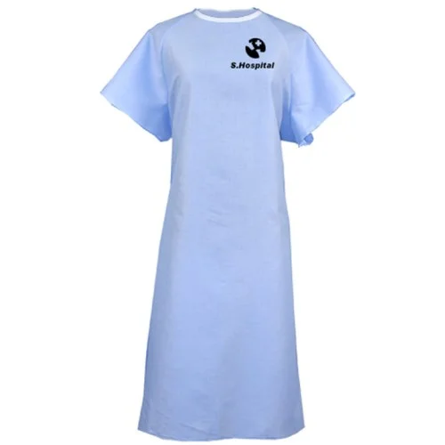 Solid Color Patient Gown