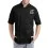 Comfort Fit Short Sleeve Blue Chef Coat