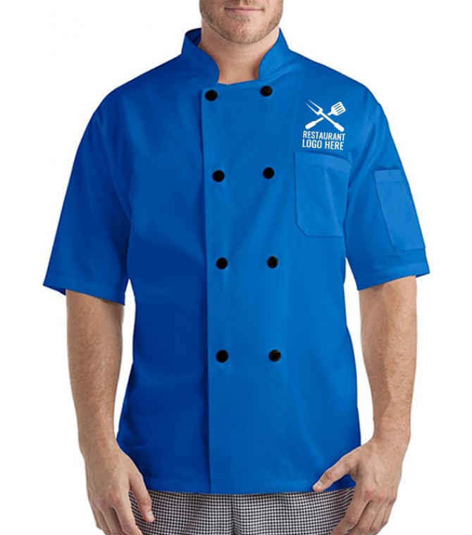 Basic Short Sleeves Chef Coat