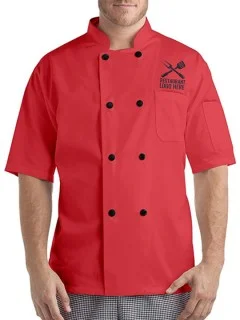 EdgeCraft Chef Coat – Red