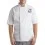 Comfort Fit Short Sleeve Blue Chef Coat