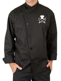 CrimsonCraft Executive Chef Coat - Black