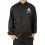 Crimson Red Cross-Collar Chef Coat