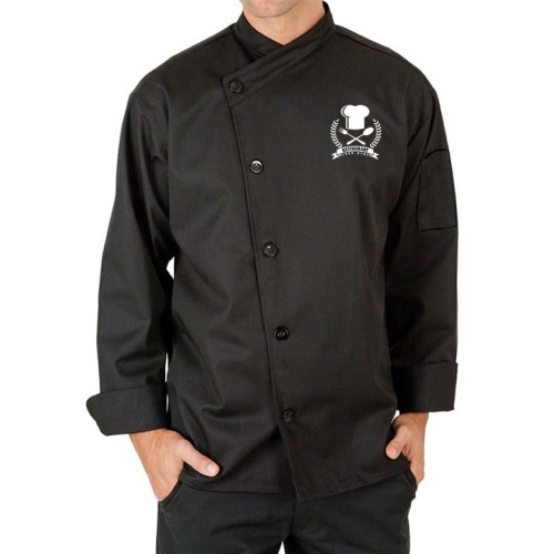 CrimsonCraft Executive Chef Coat - Black