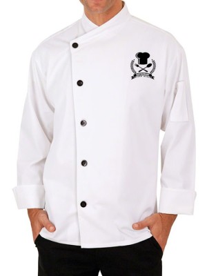 CrimsonCraft Executive Chef Coat - White