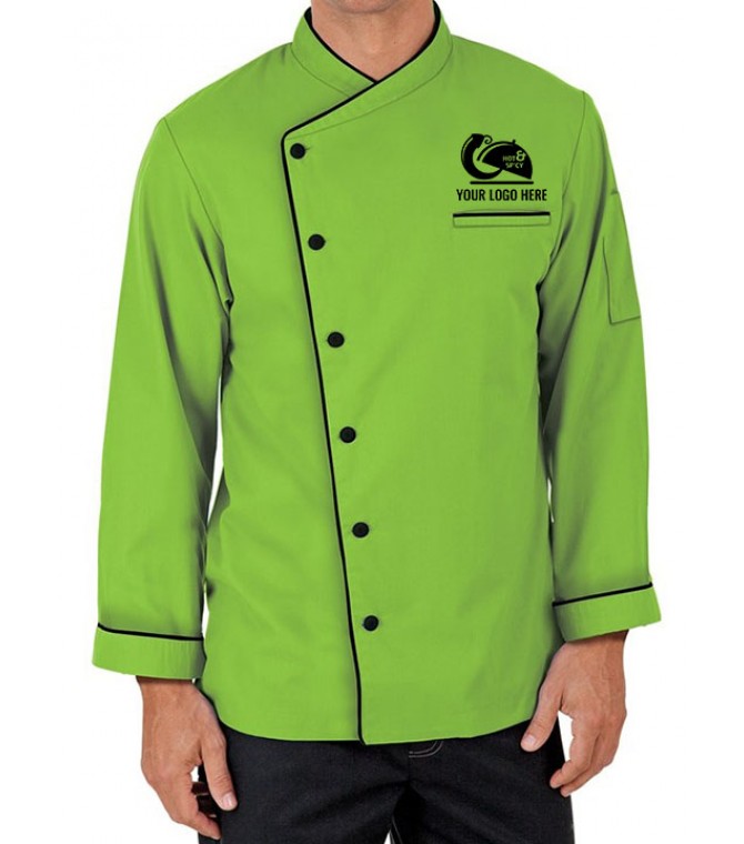 Designer Folded Cuff Chef Coat