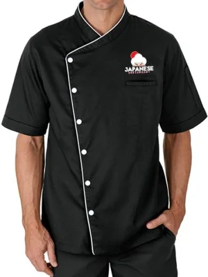 Executive Workwear Chef Coat – Black Executive Workwear Chef Coat – Black