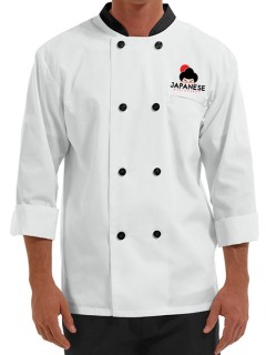 Traditional 3/4 Length Sleeve Chef Coat White
