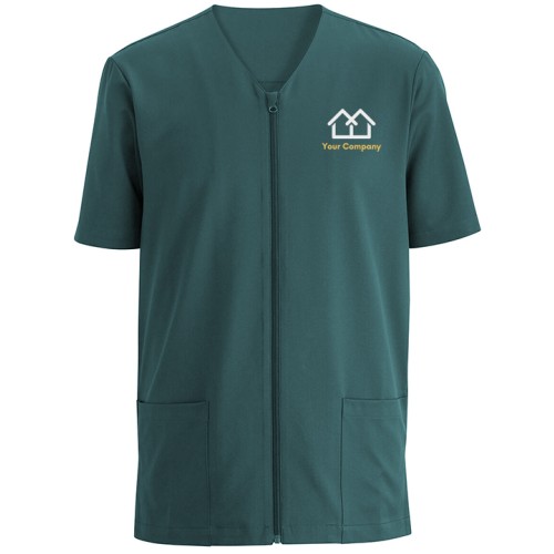 Designer Zip Front Housekeeping Shirt