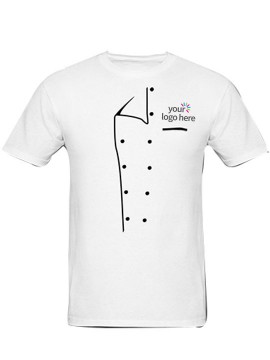 Customized Round Neck Chef T-Shirt