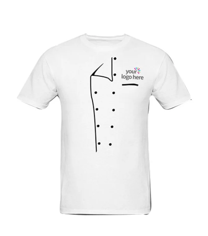 Customized Round Neck Chef T-Shirt