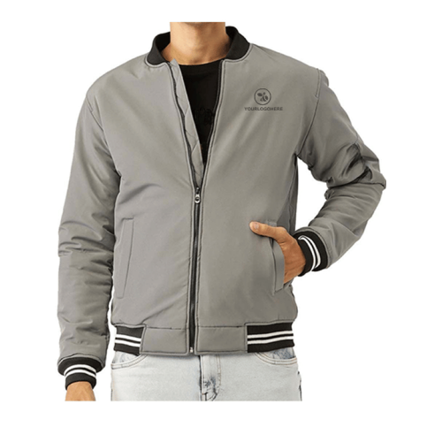 Classic Zipper Bomber Jacket