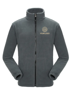 Customized Polor Collar Fleece Jacket