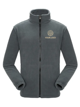 Customized Polor Collar Fleece Jacket