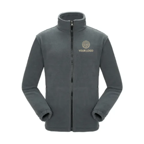 Customized Polor Collar Fleece Jacket