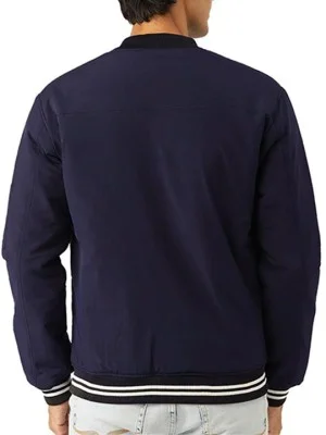 Vintage Zipper Bomber Jacket