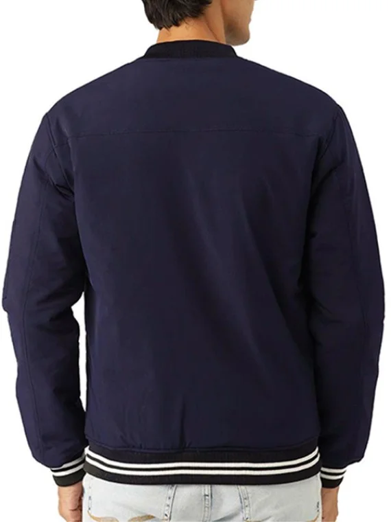 Vintage Zipper Bomber Jacket