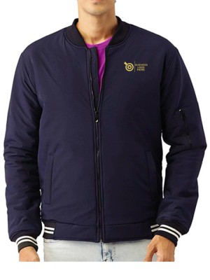 Vintage Zipper Bomber Jacket