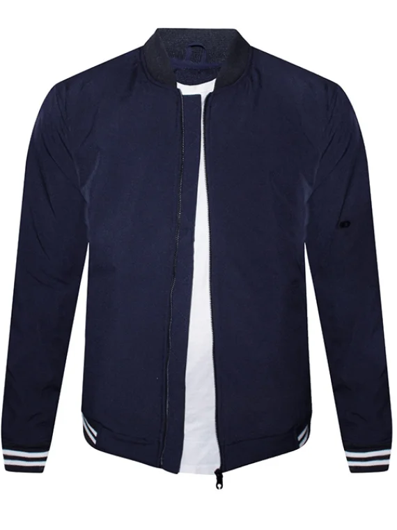Vintage Zipper Bomber Jacket