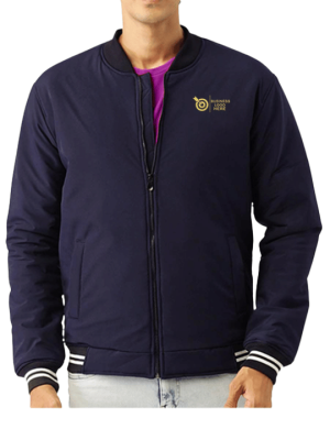 Vintage Zipper Bomber Jacket