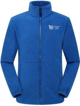 Polor Collar Designer Fleece Jacket