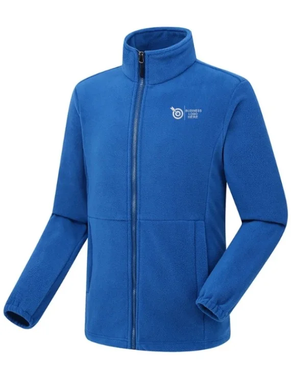 Polor Collar Designer Fleece Jacket