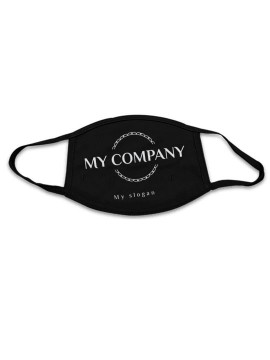 Logo Printed Washable and Reusable face Mask 