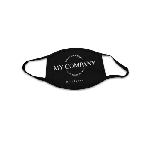 Logo Printed Washable and Reusable face Mask 