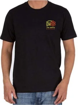 Customized Cotton Crew Neck Mechanic T-Shirts