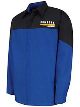 Automotive Mechanic Shirts Full Sleeve Black Blue