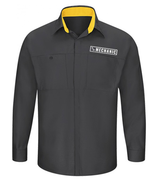 Automotive Mechanic Dual Color Full Sleeve Shirt Automotive Mechanic