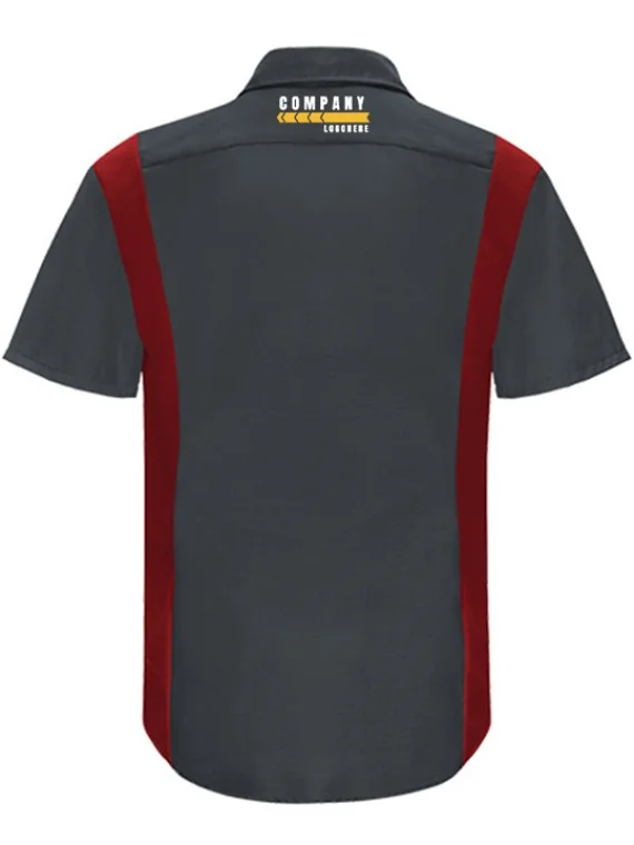 Automotive Mechanic Dual Color Half Sleeve Shirt