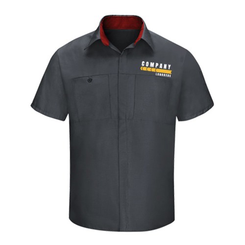 Automotive Mechanic Dual Color Half Sleeve Shirt