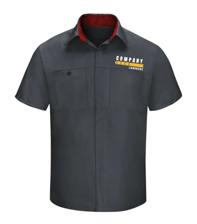 Automotive Mechanic Dual Color Half Sleeve Shirt