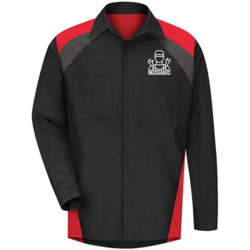 Automotive Mechanic Tri Color Full Sleeve Shirt