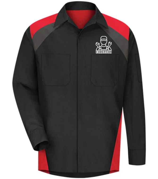 Automotive Mechanic Tri Color Full Sleeve Shirt