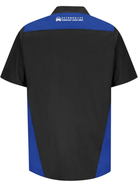 Automotive Mechanic Tri Color Half Sleeve Shirt Automotive Mechanic Tri Color Half Sleeve Shirt