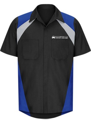 Automotive Mechanic Tri Color Half Sleeve Shirt Automotive Mechanic Tri Color Half Sleeve Shirt