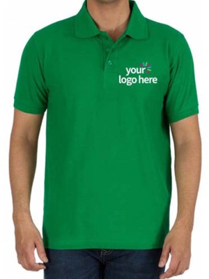 Personalized Polo Cotton T-Shirt Green