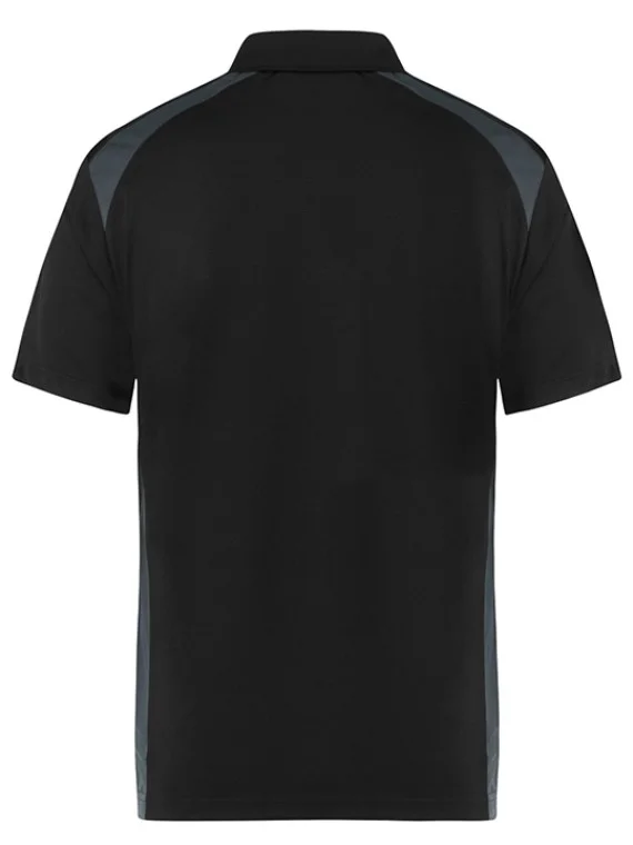 Dual Color Polo T-Shirt Charcoal & Black