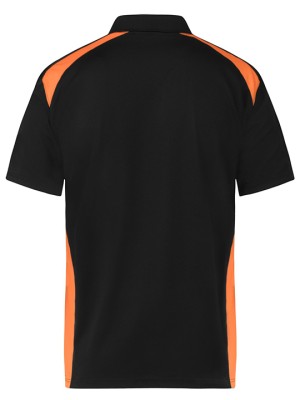 Dual Color Polo T-Shirt Orange & Black