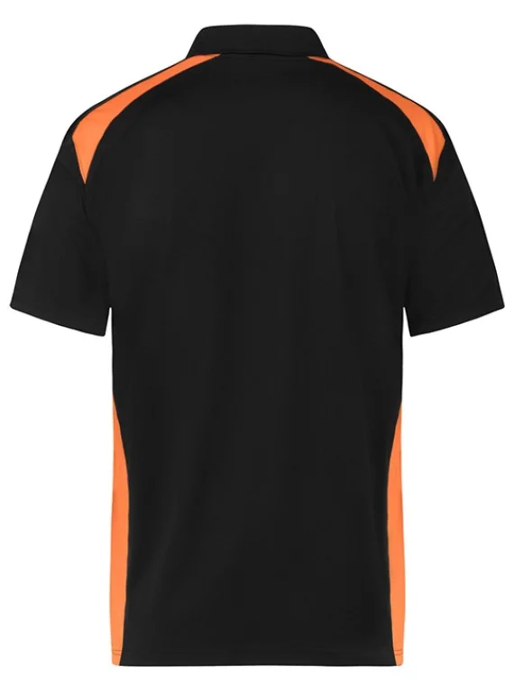 Dual Color Polo T-Shirt Orange & Black