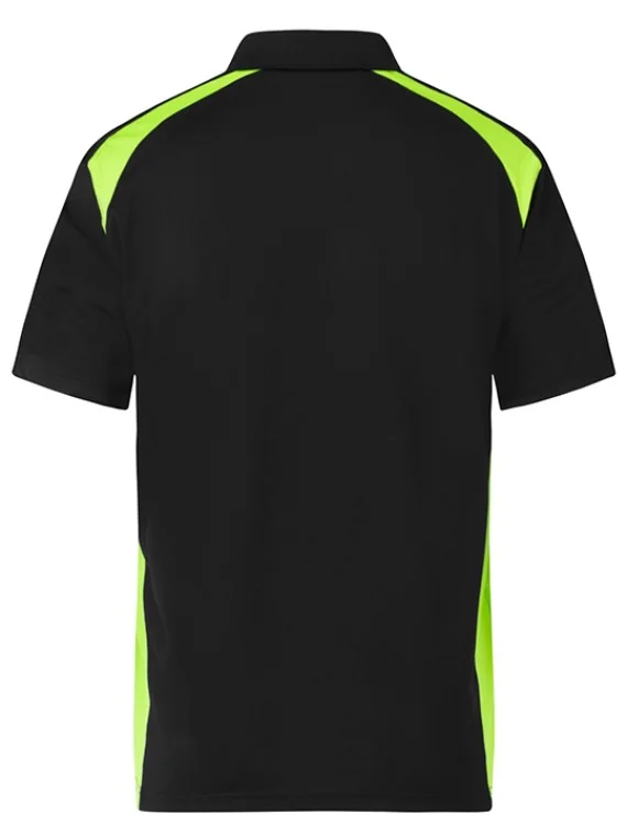 Dual Color Polo T-Shirt Light Green & Black Dual Color Polo T-Shirt Light Green & Black